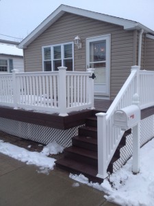 Front and deck